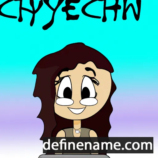 cartoon of the name Cheylynn