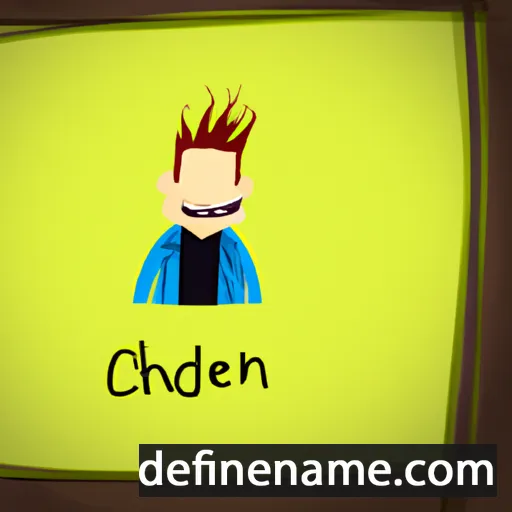 cartoon of the name Chezden