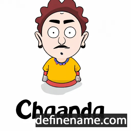 cartoon of the name Chhandaja