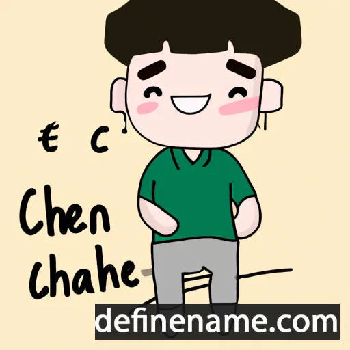 cartoon of the name Chheang