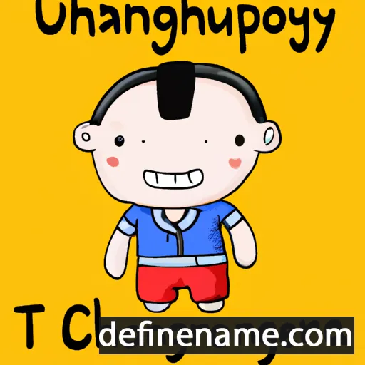 cartoon of the name Chhorpunreangsey