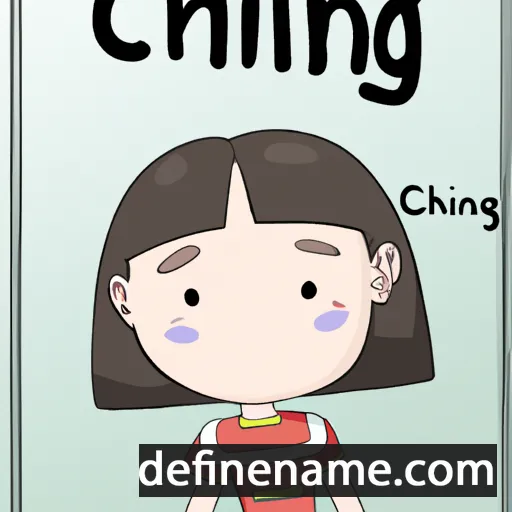 cartoon of the name Chia-ling