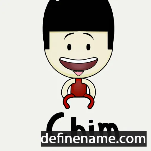 cartoon of the name Chiam