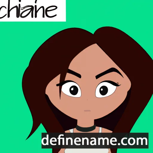 cartoon of the name Chianne