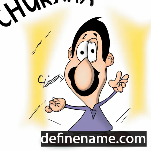 cartoon of the name Chiaruzza