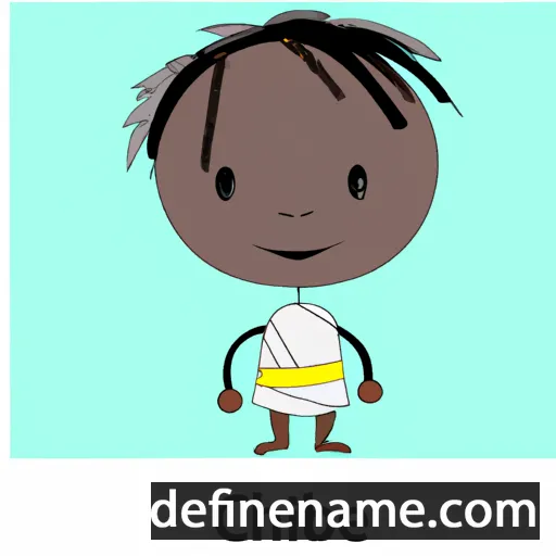 cartoon of the name Chibwe