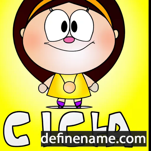 Chicca cartoon