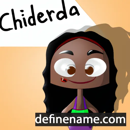 cartoon of the name Chidera