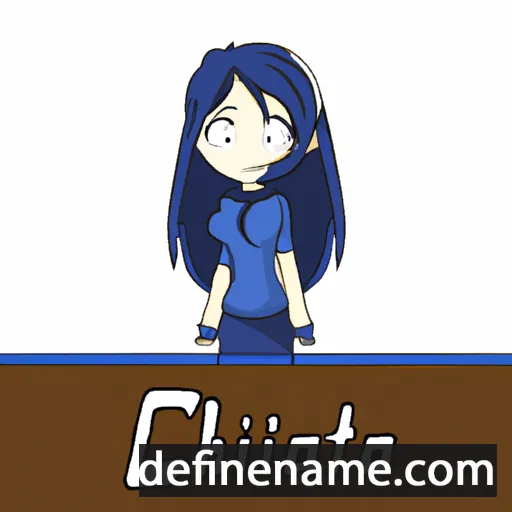 Chihaya cartoon