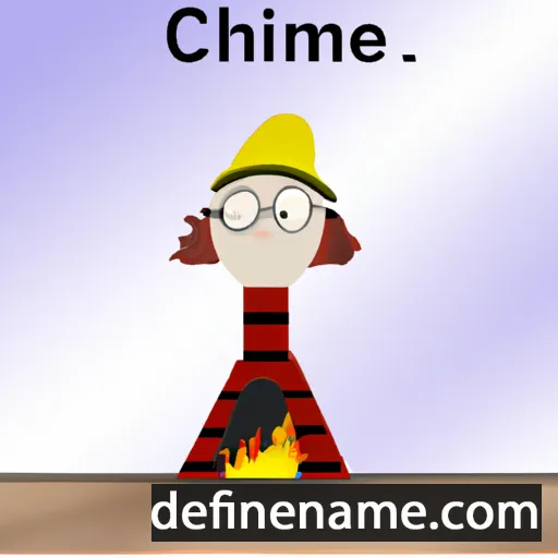 cartoon of the name Chimène