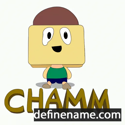 cartoon of the name Chimham