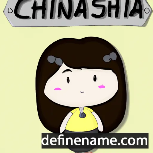 cartoon of the name Chinsanaa