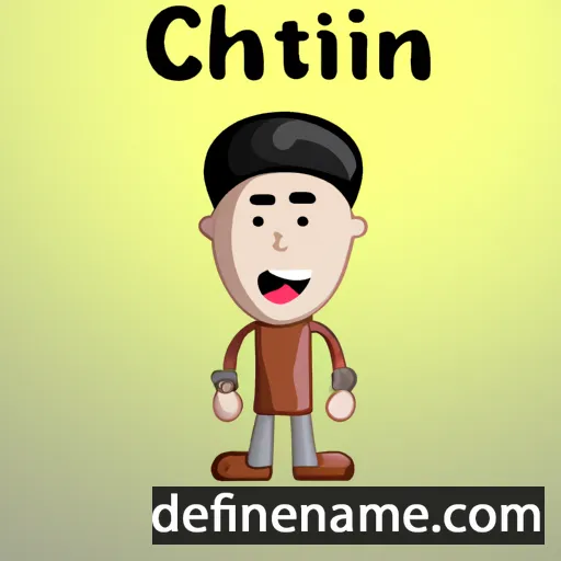 cartoon of the name Chintan