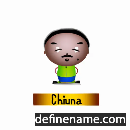 Chinua cartoon