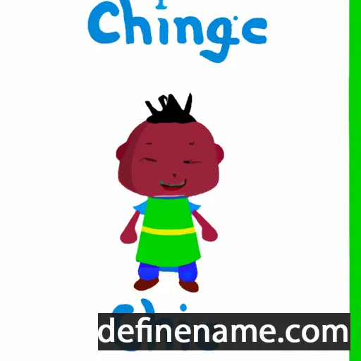 cartoon of the name Chinue