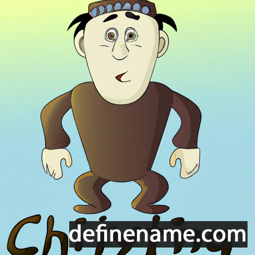 cartoon of the name Chinyigit