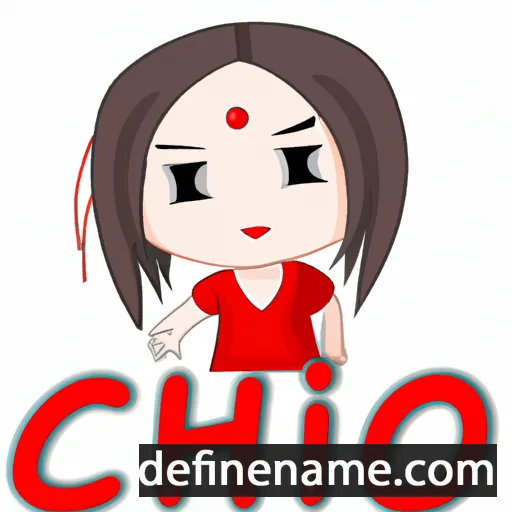 cartoon of the name Chio