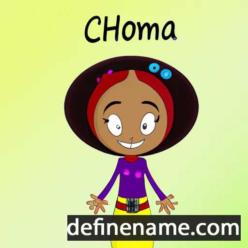 cartoon of the name Chiomara