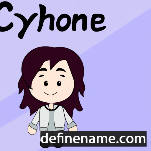 cartoon of the name Chionye