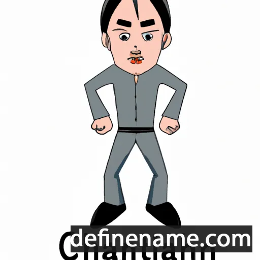 cartoon of the name Chirantan