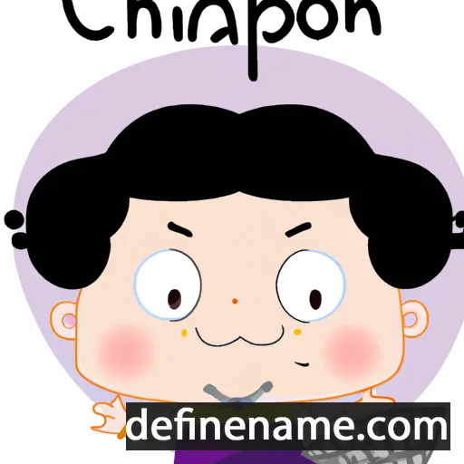 cartoon of the name Chiraphon