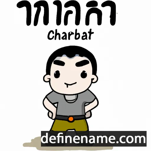 cartoon of the name Chirarat