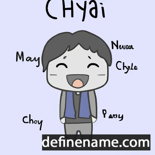 cartoon of the name Chirayu