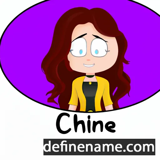 cartoon of the name Chirine