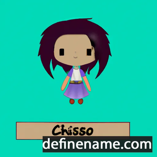 cartoon of the name Chiseko