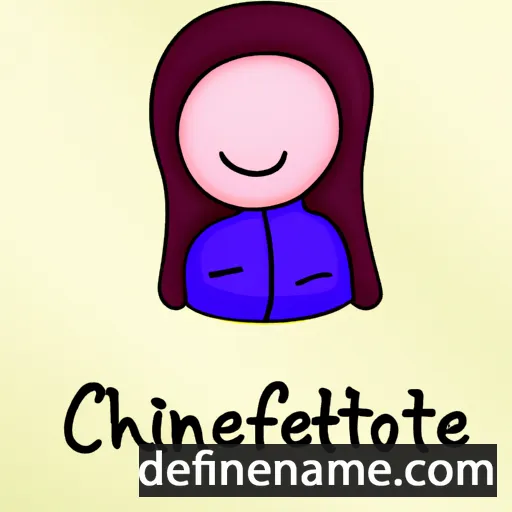 cartoon of the name Chitonette