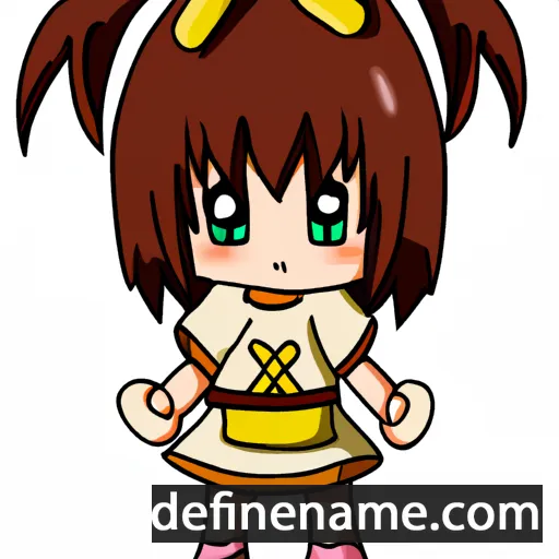 cartoon of the name Chiyoho