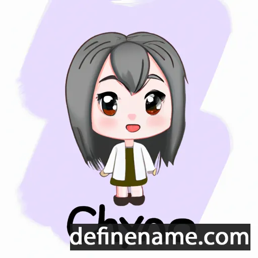 Chiyone cartoon