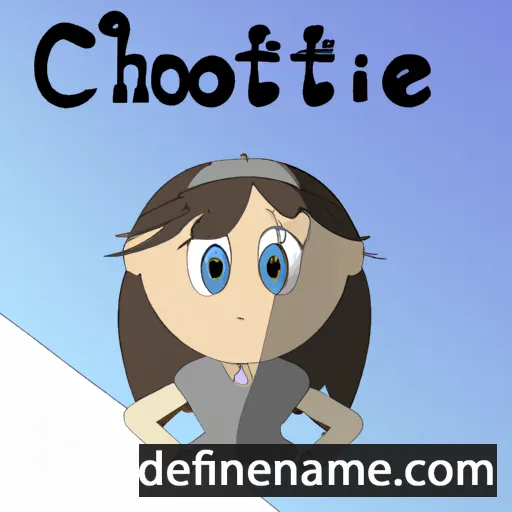 cartoon of the name Chloette