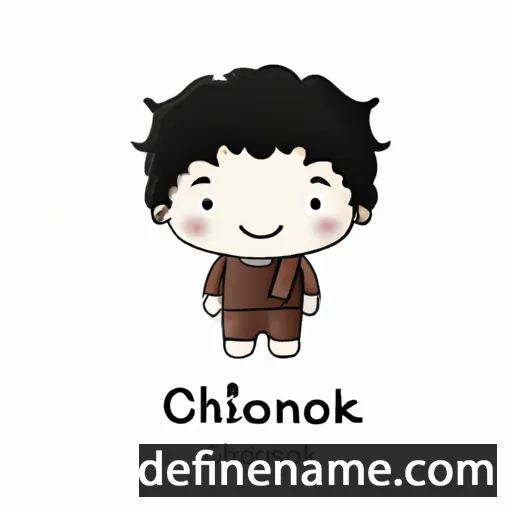 cartoon of the name Choetsak