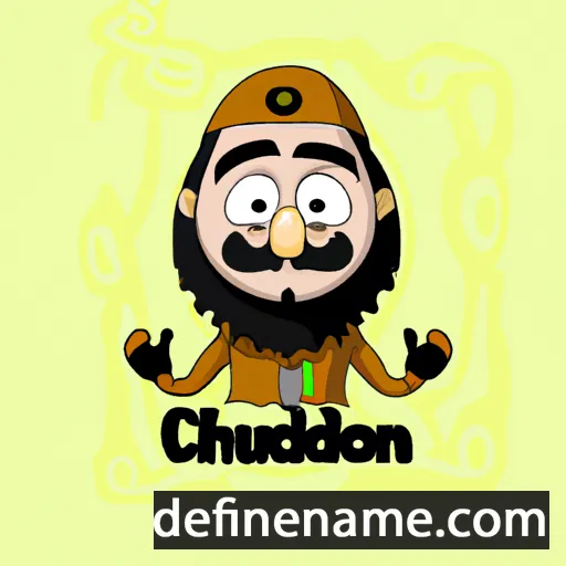 cartoon of the name Choiruddin