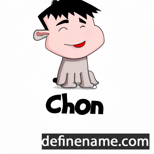 cartoon of the name Chon