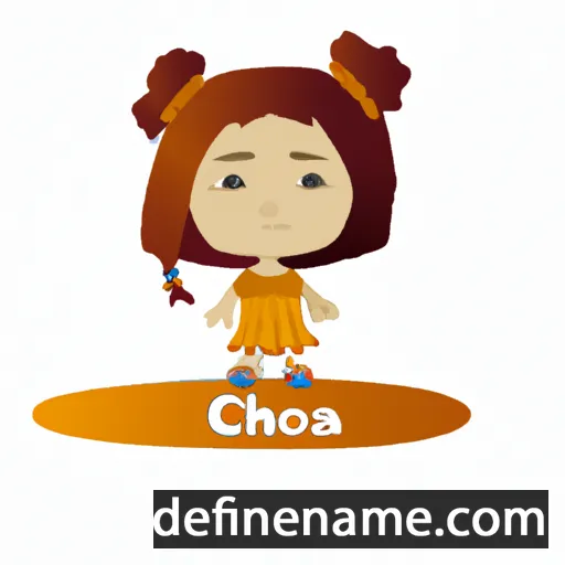 cartoon of the name Chona