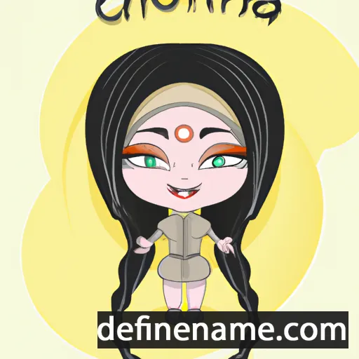 cartoon of the name Chonya-na