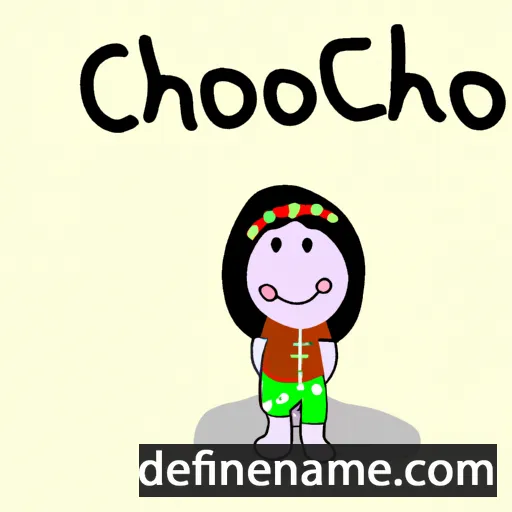 cartoon of the name Choochai