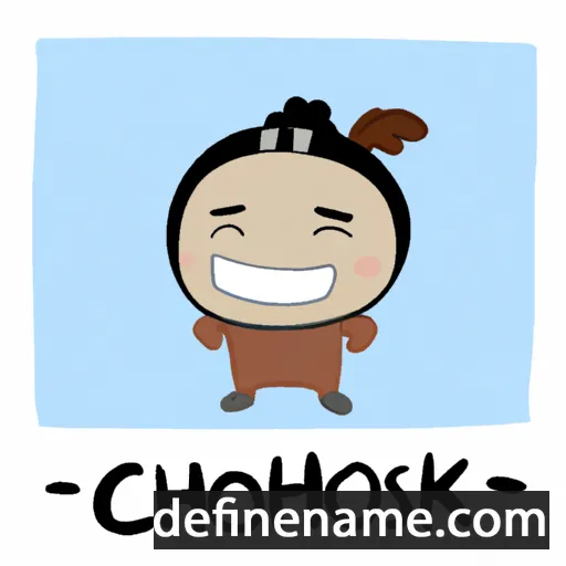 cartoon of the name Choosak