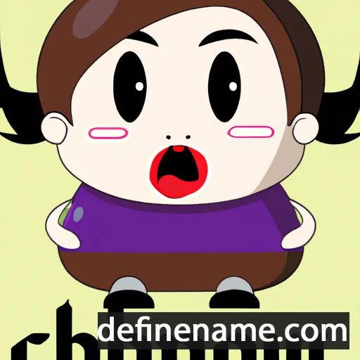 cartoon of the name Choowit