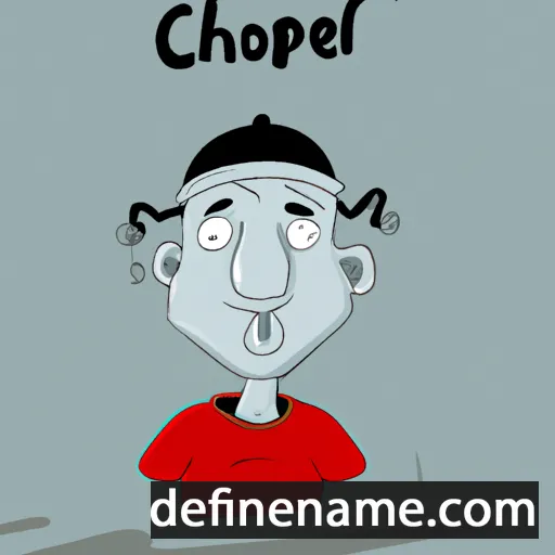 cartoon of the name Chophel