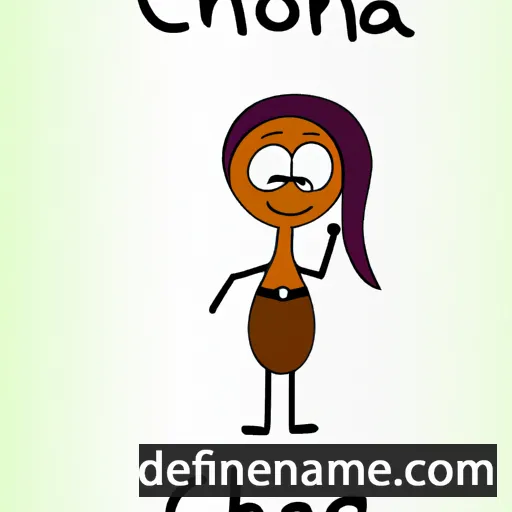 cartoon of the name Chorcha