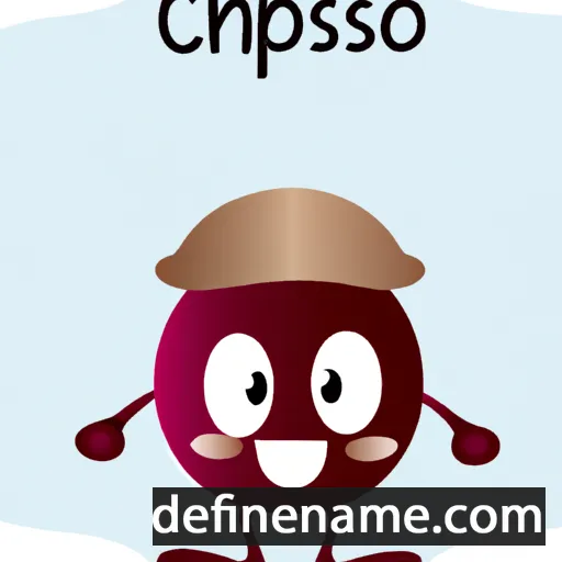 cartoon of the name Chosposi