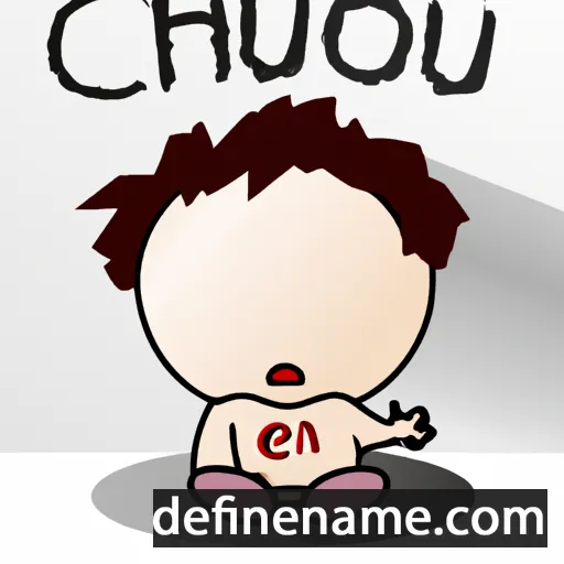 cartoon of the name Chou