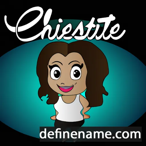 cartoon of the name Chrisette