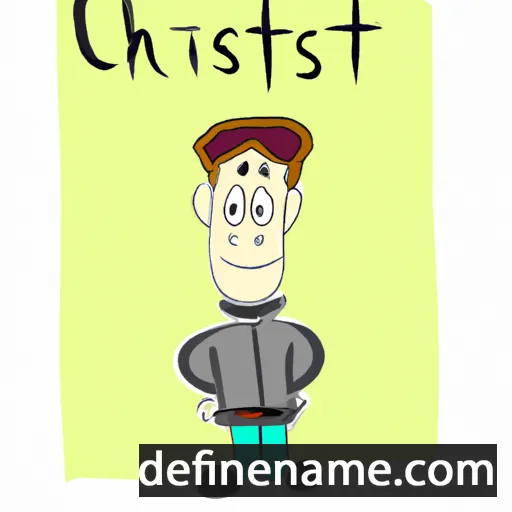 cartoon of the name Chrisost