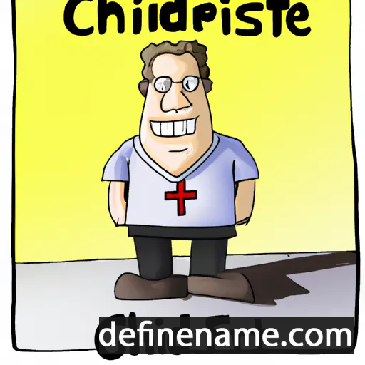 Christfried cartoon