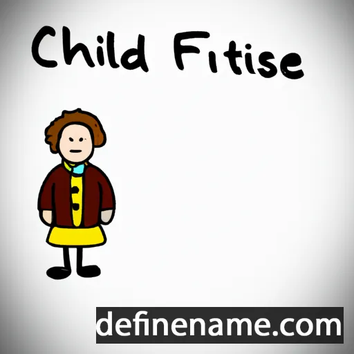 cartoon of the name Christfriede