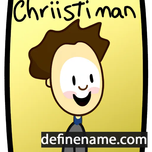 Christiann cartoon